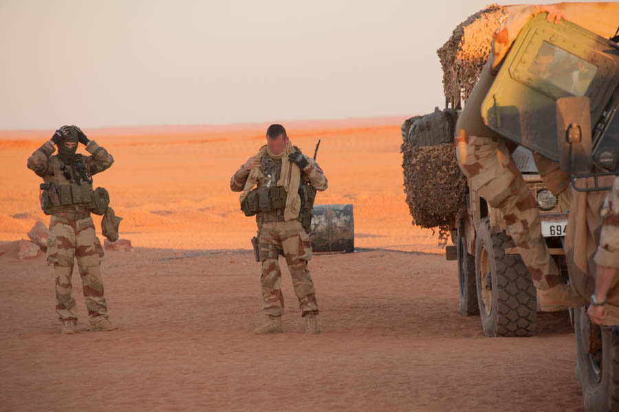 Des militaires français au Sahel. © DR Des militaires français au Sahel. © DR