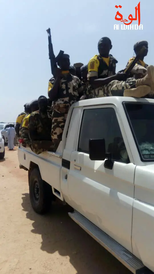 Un pick-up de l'armée à Abéché, au Ouaddaï. © Alwihda Info