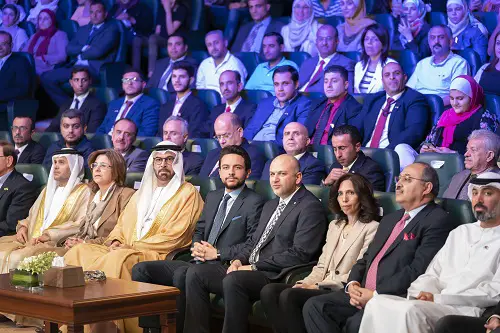 Launching of the One Million Jordanian Coders initiative under the patronage and in the presence of His Royal Highness Crown Prince Al Hussein bin Abdullah II and His Excellency Mohammed bin Abdullah Al Gergawi, Minister of Cabinet Affairs and the Future in UAE (Photo: AETOSWire).