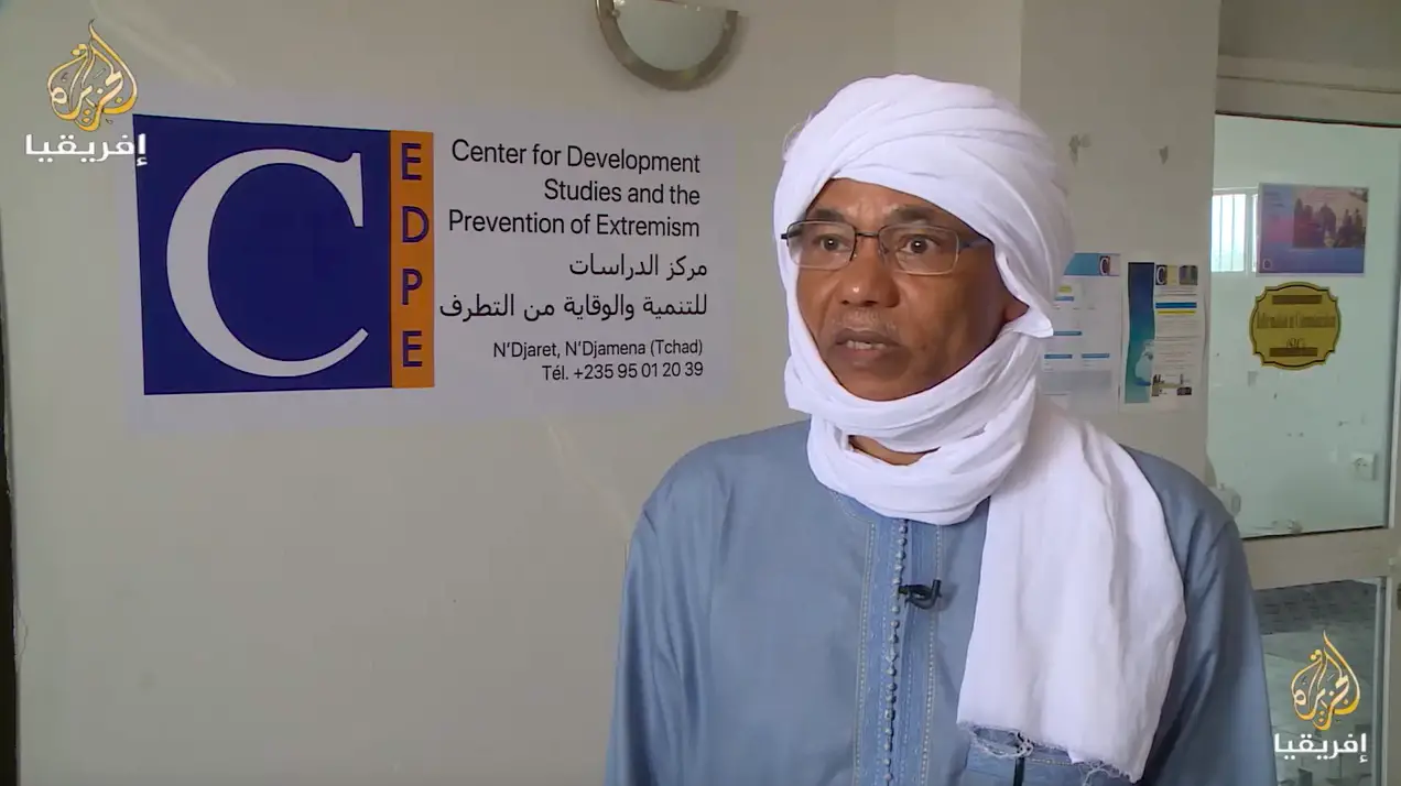 Dr. Ahmat Yacoub, président du CEDPE. © Al Jazeera