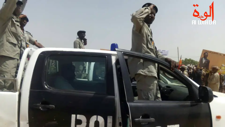Un véhicule de police au Tchad. © Alwihda Info