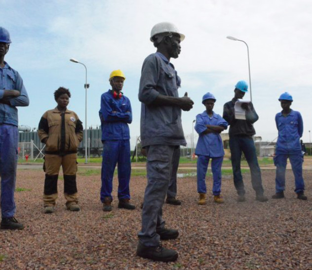 Des agents de la SNE au Tchad. © SNE