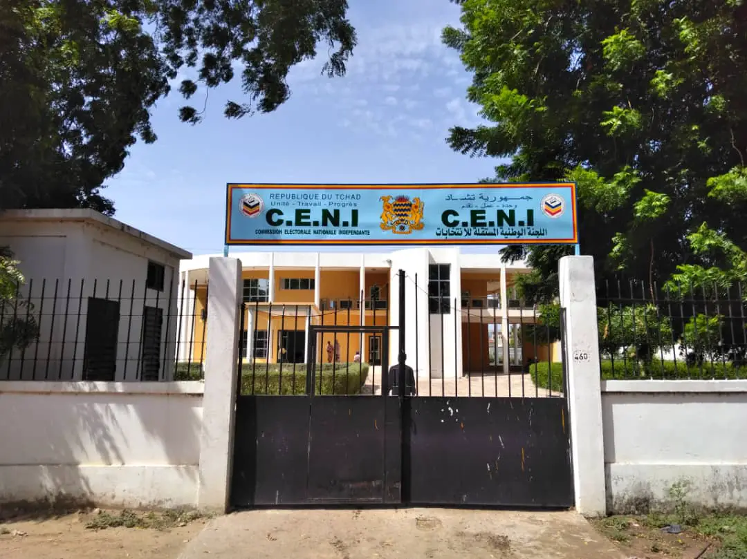 Le siège de la CENI au Tchad. © Alwihda Info