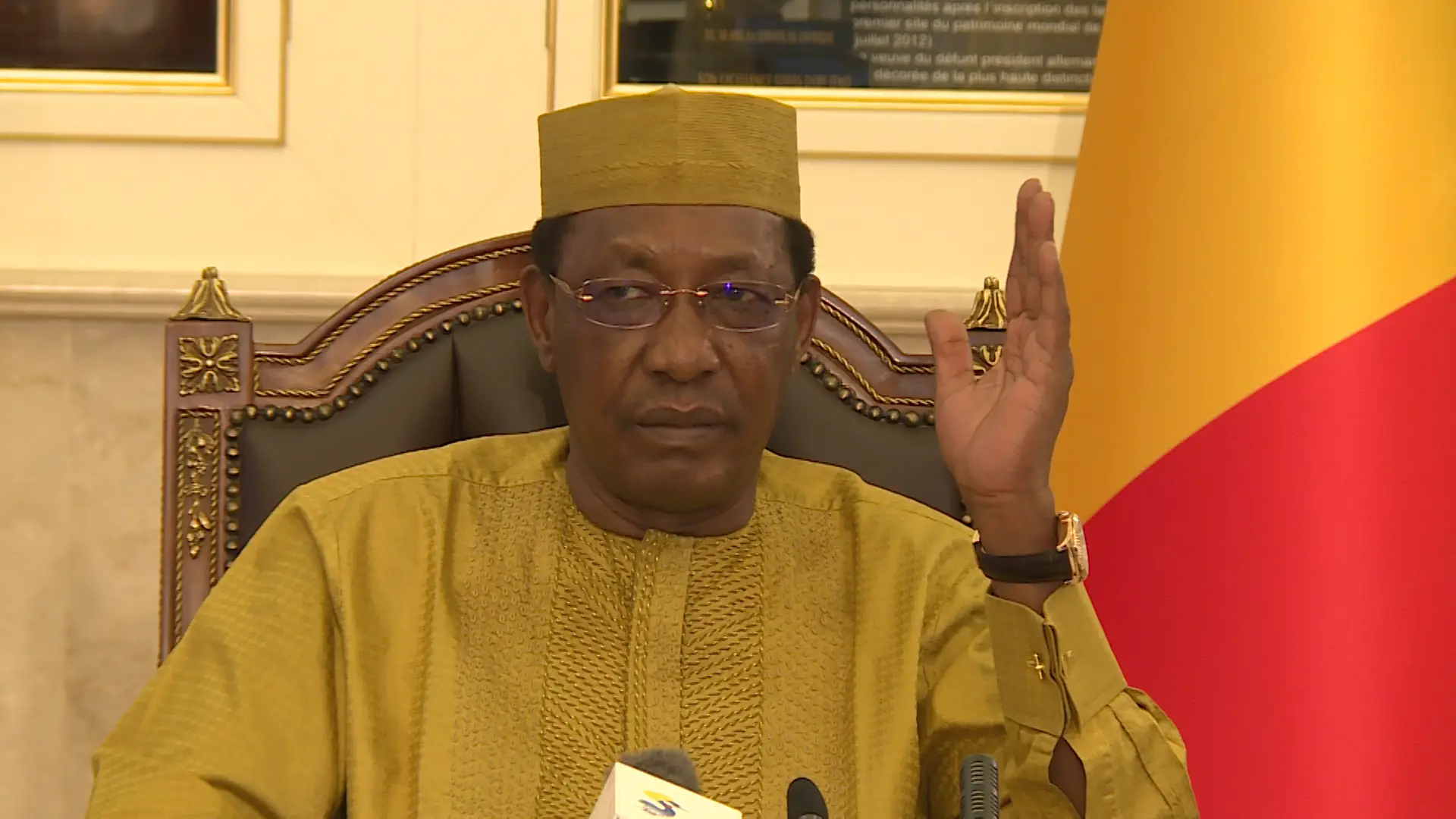 Le président de la République du Tchad, Idriss Déby Itno. © Alwihda Info