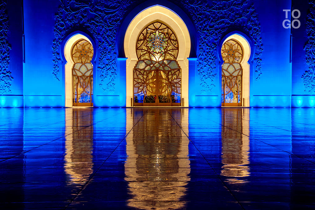 La grande mosquée d'Abou-Dhabi. © DR
