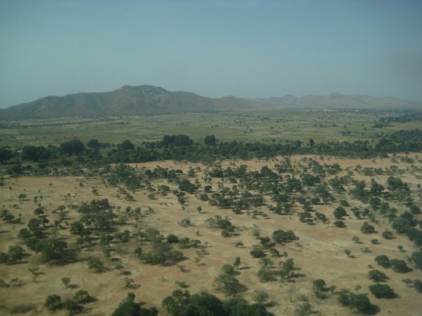 Illustration. Vue aérienne de Goz Beida au Nord-Est du Tchad. © DR