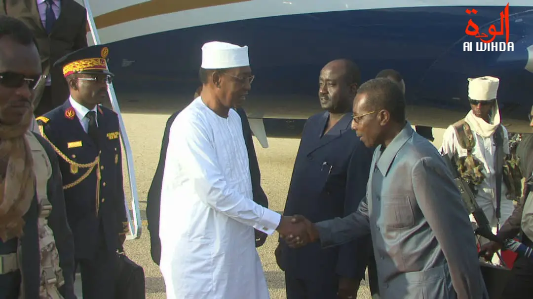 En images : visite du président tchadien Idriss Déby à Abéché