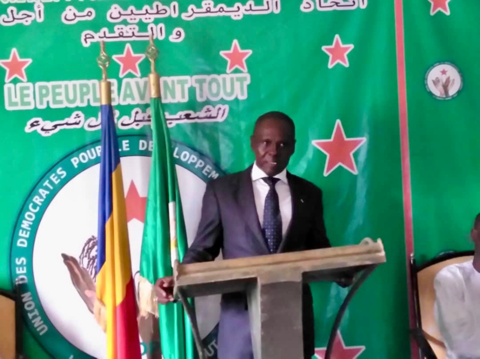 Le président de l'Union des démocrates pour le développement et le progrès (UDP), Max Kemkoye. © Alwihda Info Le président de l'Union des démocrates pour le développement et le progrès (UDP), Max Kemkoye. © Alwihda Info