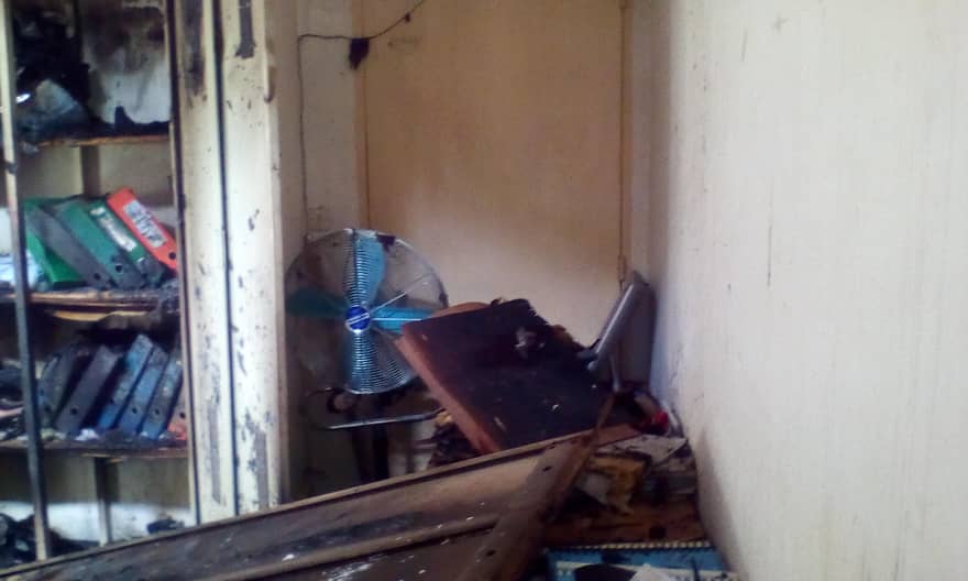 Tchad : des bureaux administratifs ravagés par un incendie à Moundou. © Alwihda Info