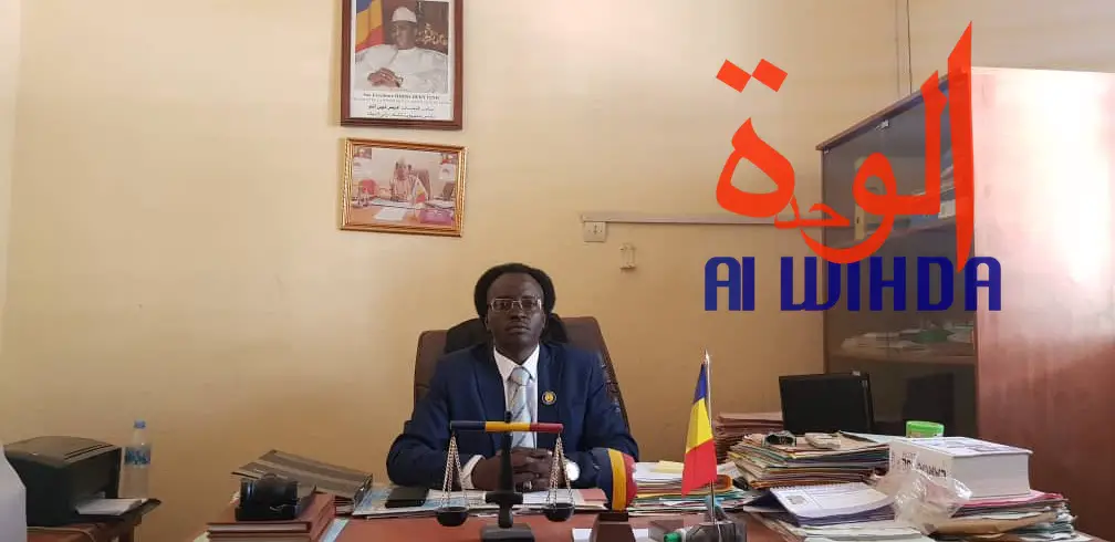 Le président du Tribunal de grande instance d'Abéché Moussa Abdelkérim Saleh. © Alwihda Info