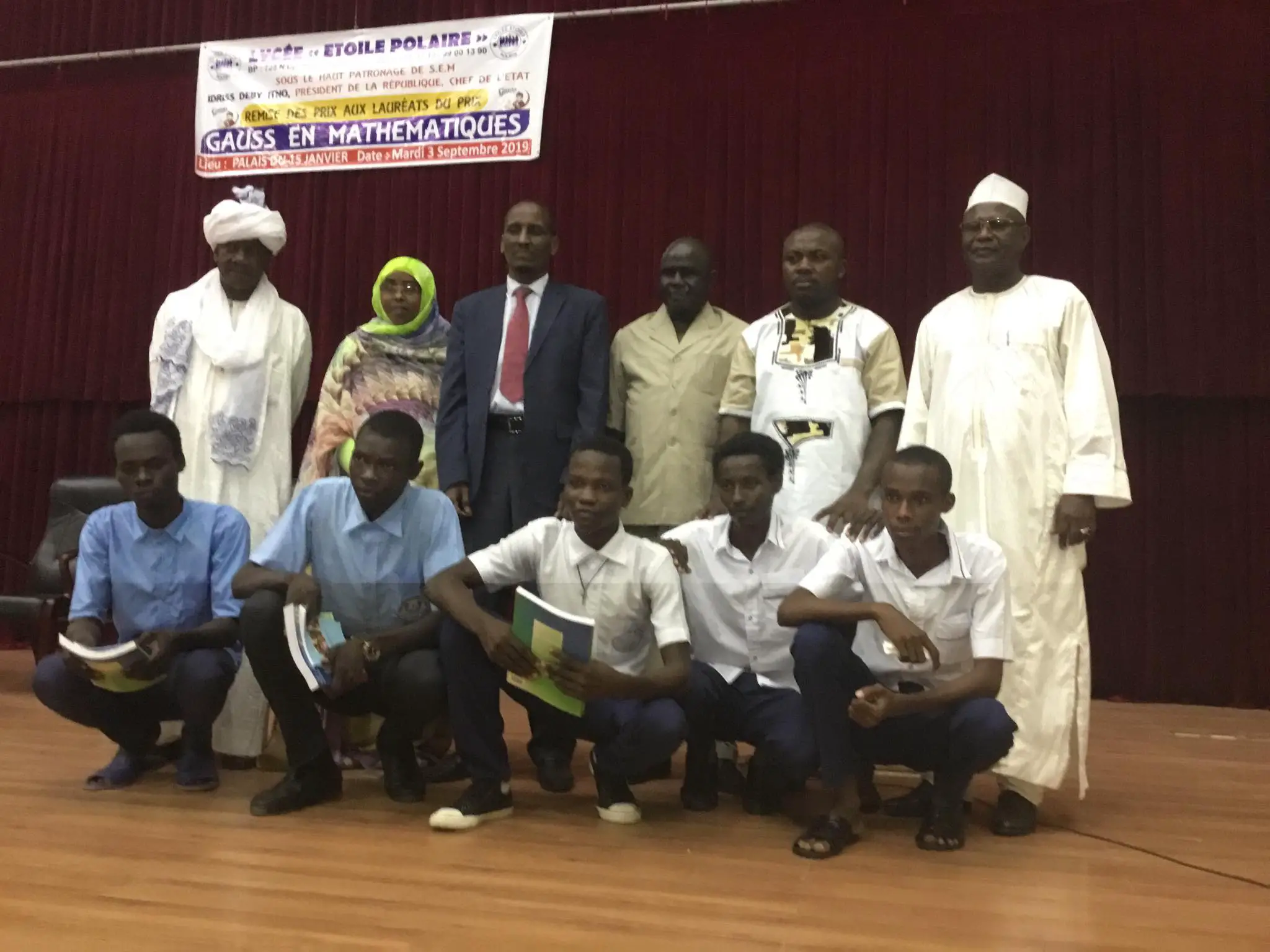 Tchad : des lauréats primés à un concours de mathématiques. © Alwihda Info