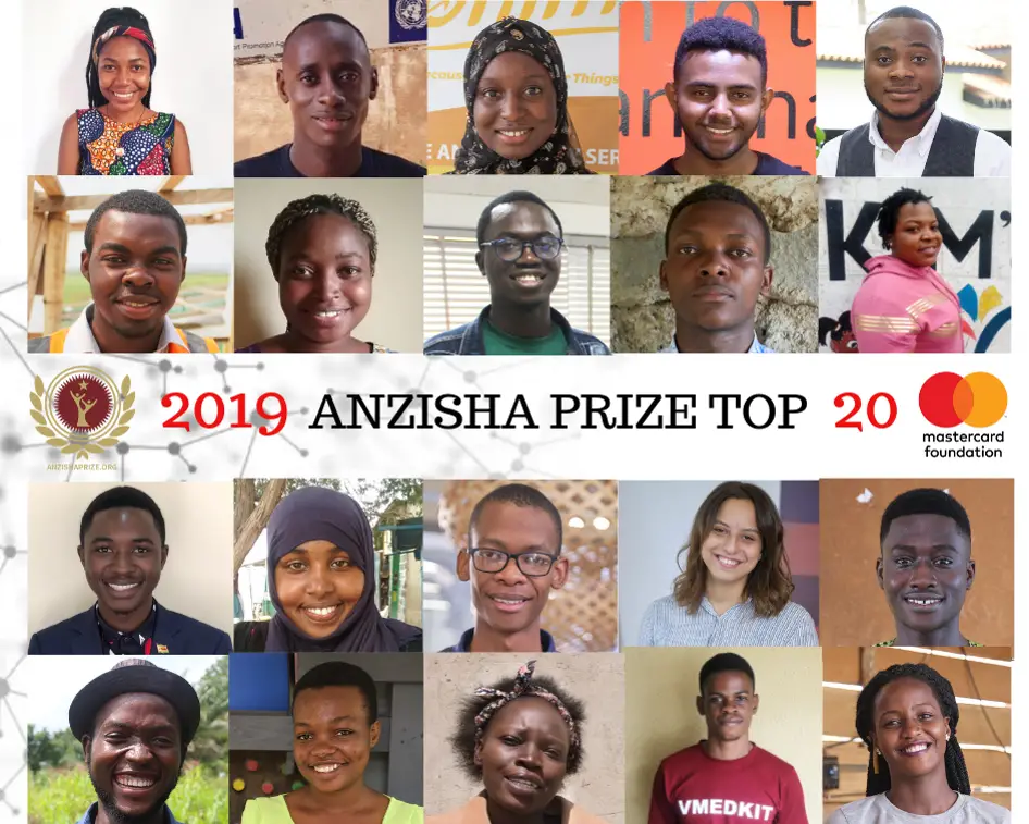Le prix Anzisha dévoile ses 20 meilleurs jeunes entrepreneurs africains 2019.