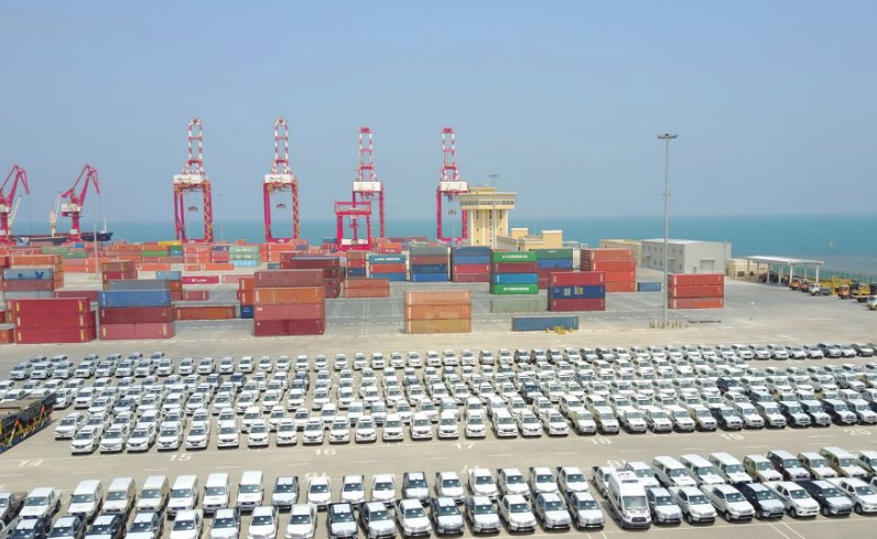 Le port de Djibouti. Illustration. © DR