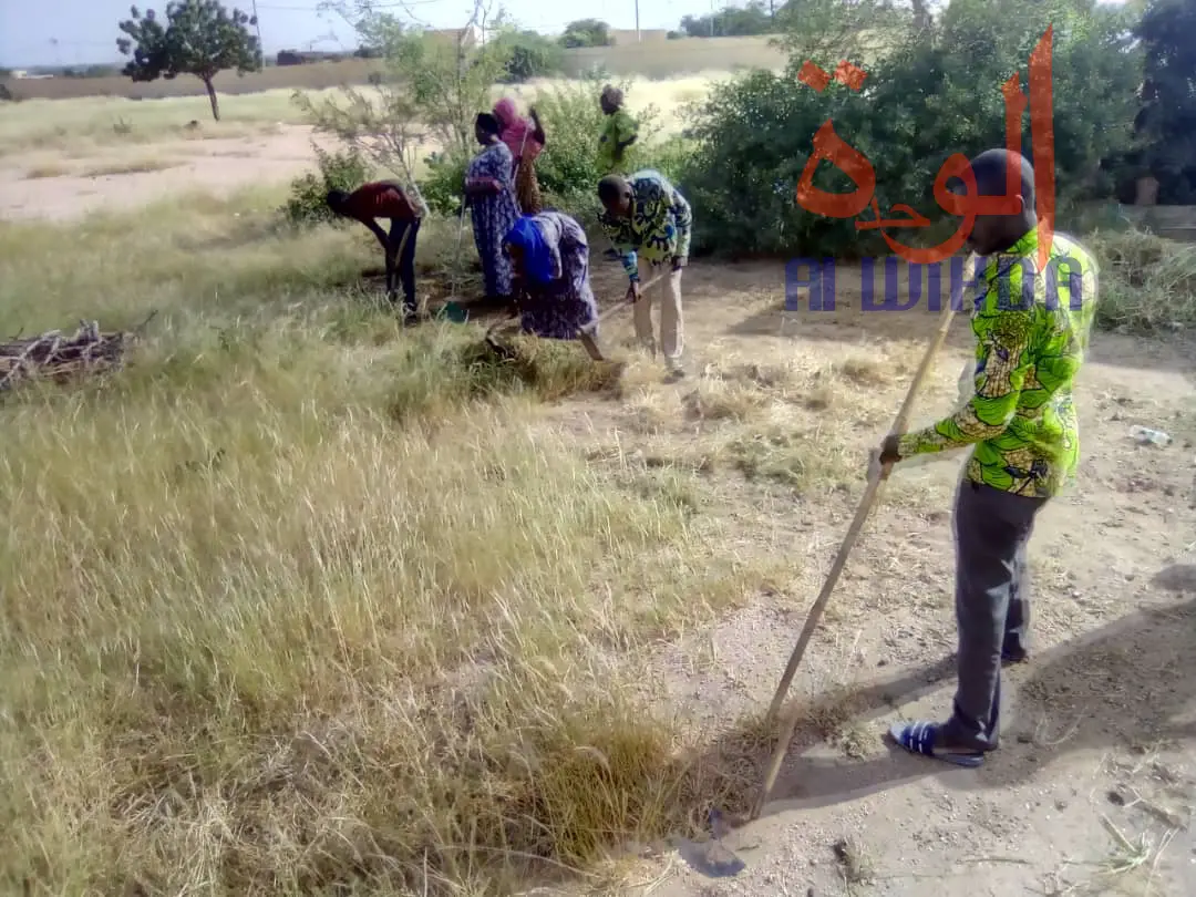 Tchad : des bénévoles nettoient le gouvernorat du Ouaddaï