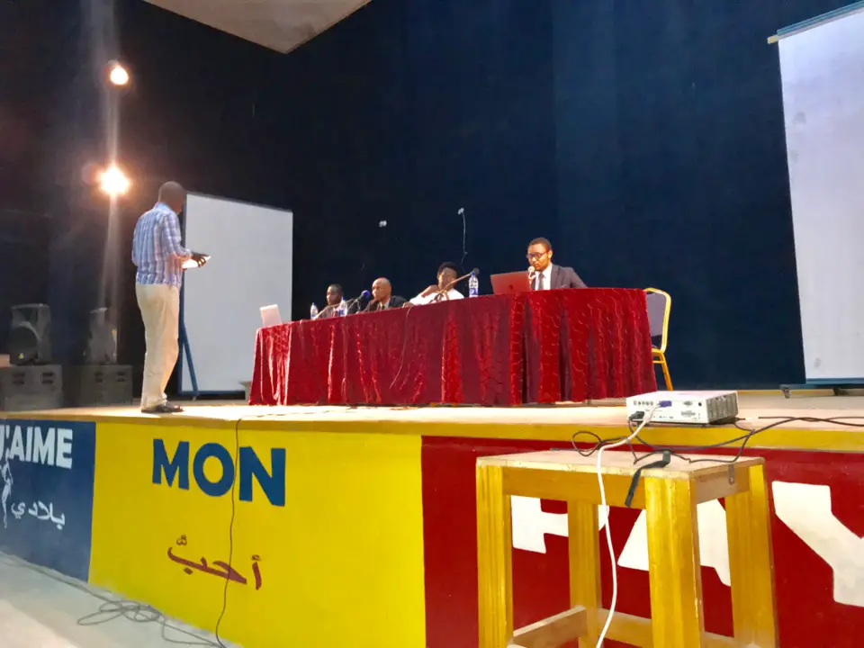 Conférence-débat du CEDPE au centre Al-Mouna, le 21 septembre 2019. N'Djamena, Tchad. © Alwihda Info
