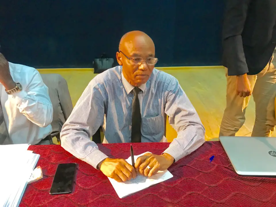 Le président du CEDPE et ex-conseiller chargé de missions du Médiateur de la République, Dr. Ahmat Yacoub Dabio. © Alwihda Info