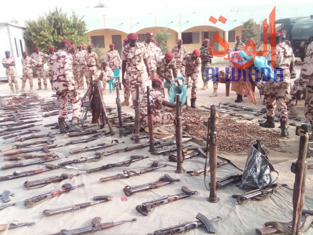 Tchad : saisie record de 678 armes, 6 bazooka et 4000 munitions