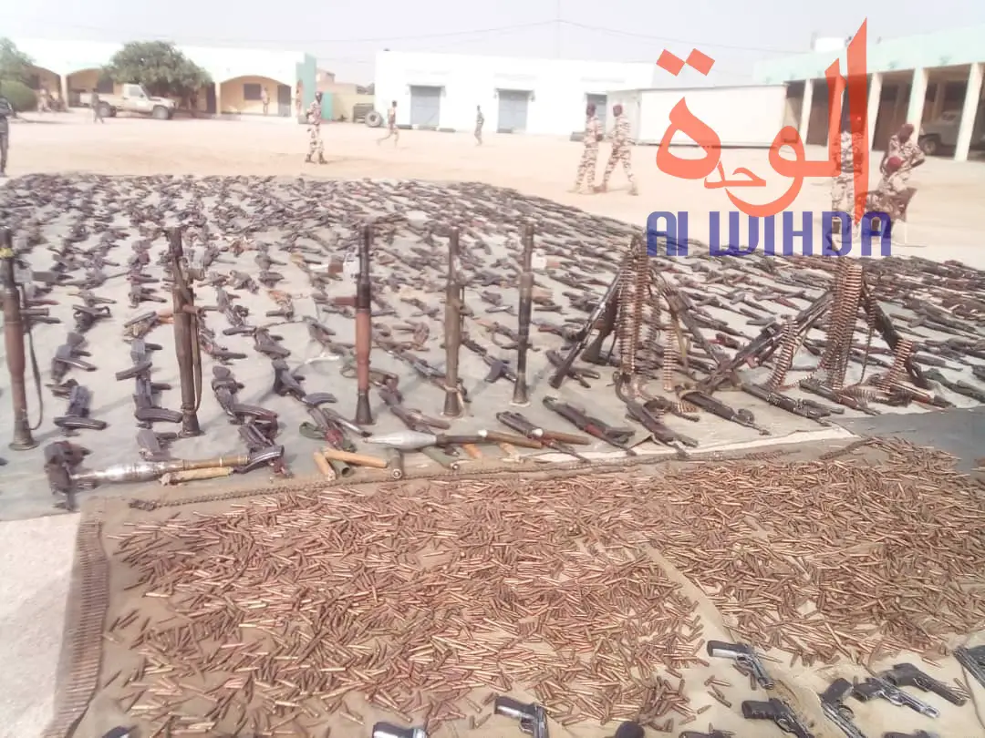 Tchad : saisie record de 678 armes, 6 bazooka et 4000 munitions