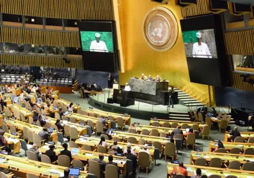 Déby demande la réforme de l'ONU et dénonce le flagrant préjudice de l'Afrique. © PR