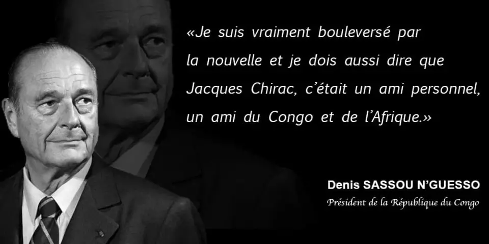 Les condoléances de Sassou N'Guesso.
