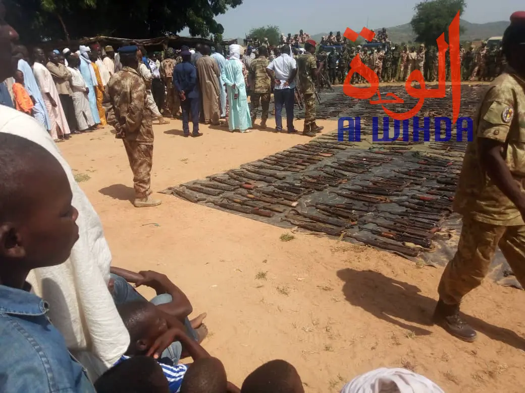 Tchad : impressionnante saisie d'un millier d'armes dont 6 bazooka au Sila