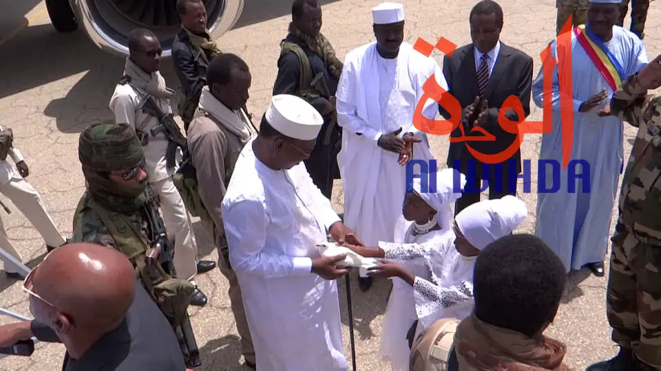 Tchad : le chef de l'Etat est arrivé en fin de matinée à l'Est. © Alwihda Info