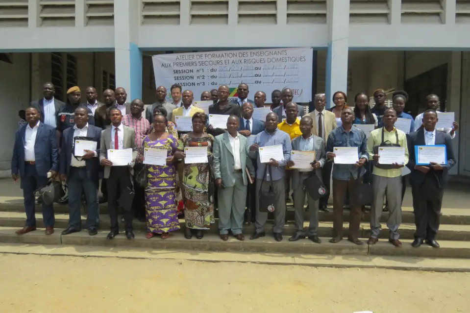 Sécurité civile : La Fondation "L'Envol" dote le Congo des premiers enseignants secouristes.
