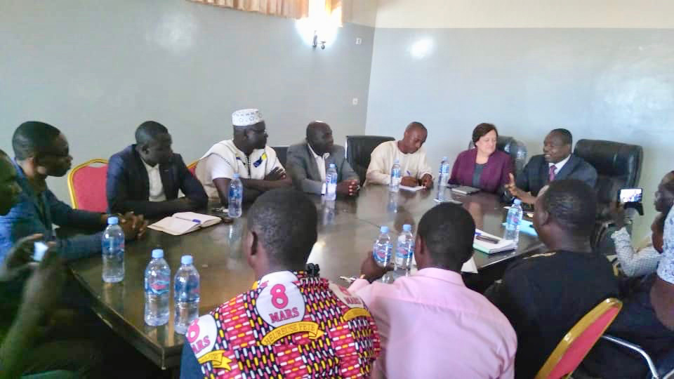 La coordinatrice régionale des systèmes éducatifs américains en Afrique de l’Ouest et centrale, Mme. Diane Wiesz Young. © Alwihda Info