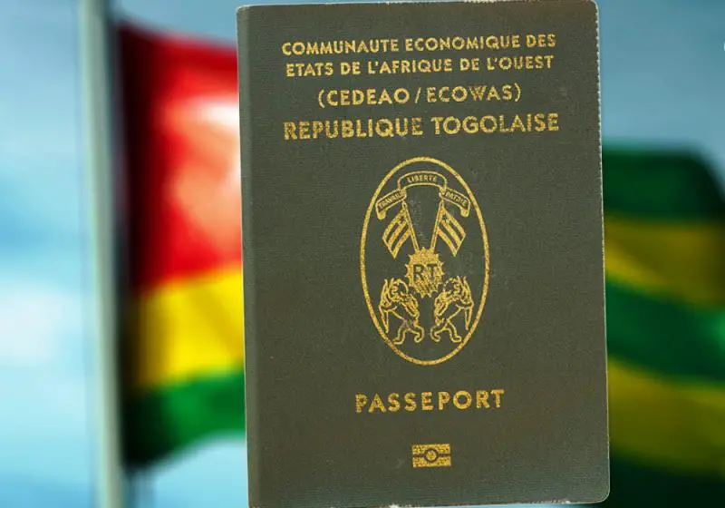 Un passeport togolais. Illustration. © DR
