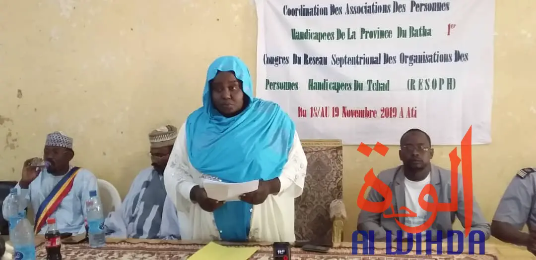 Tchad : un congrès pour plaider la cause des personnes handicapées, "une préoccupation de tous". © Alwihda Info