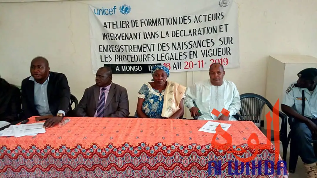 Tchad : à Mongo, une formation sur la déclaration et l'enregistrement des naissances. © Alwihda Info