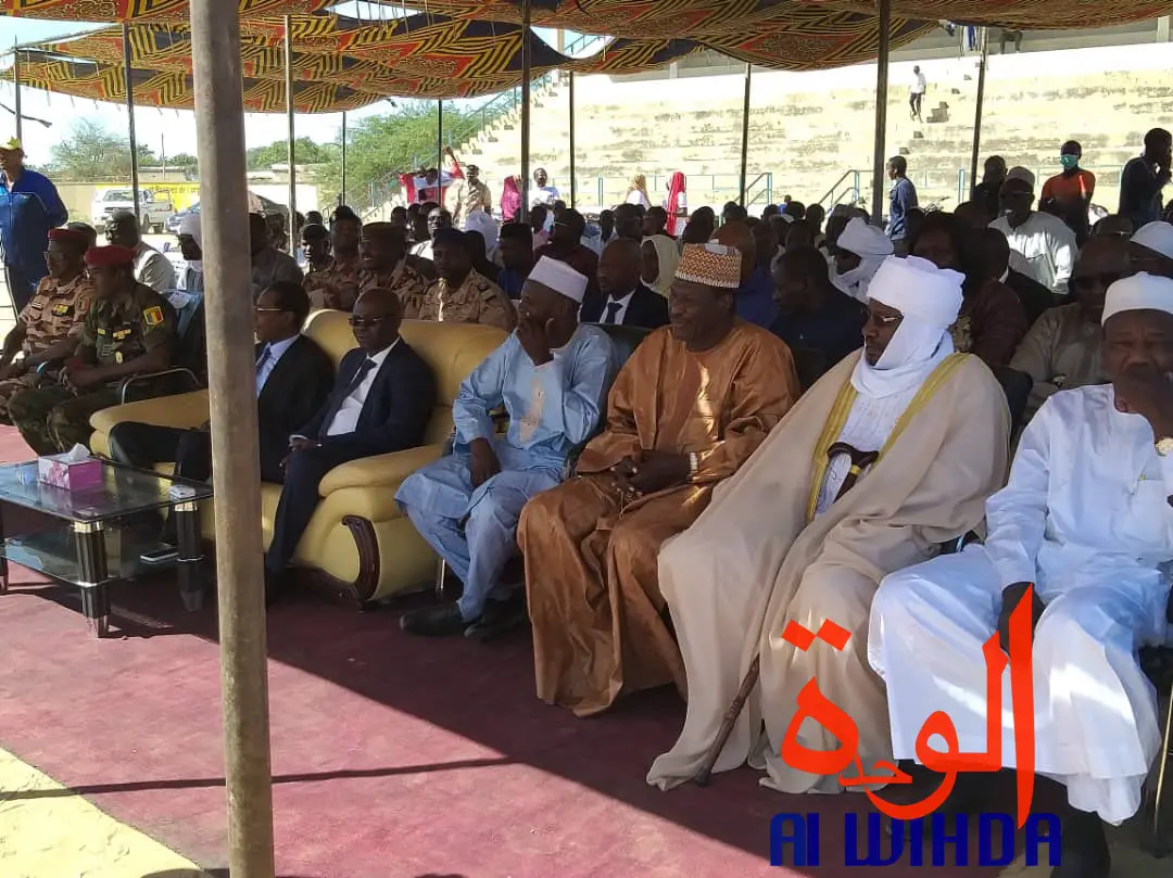 Tchad : lancement des travaux de réhabilitation de la pelouse du stade d'Abéché. © Alwihda Info