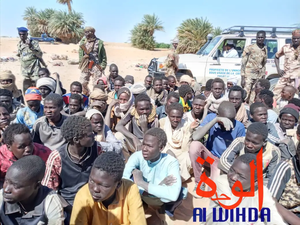 Tchad : au Nord, l’État assiste les orpailleurs, des vivres distribués.