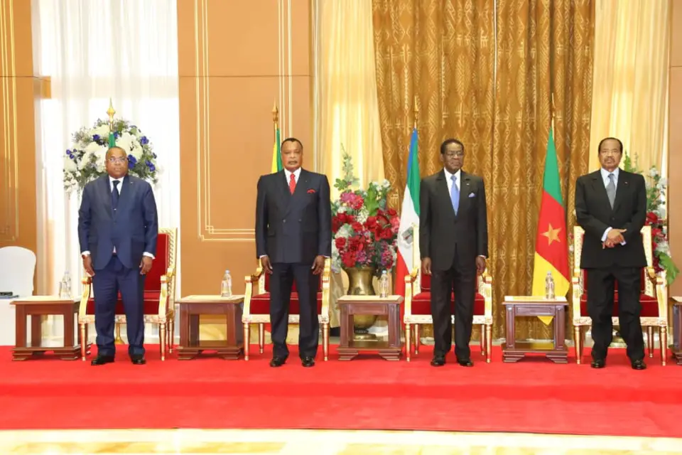 Les chefs d'Etat au sommet de Yaoundé.