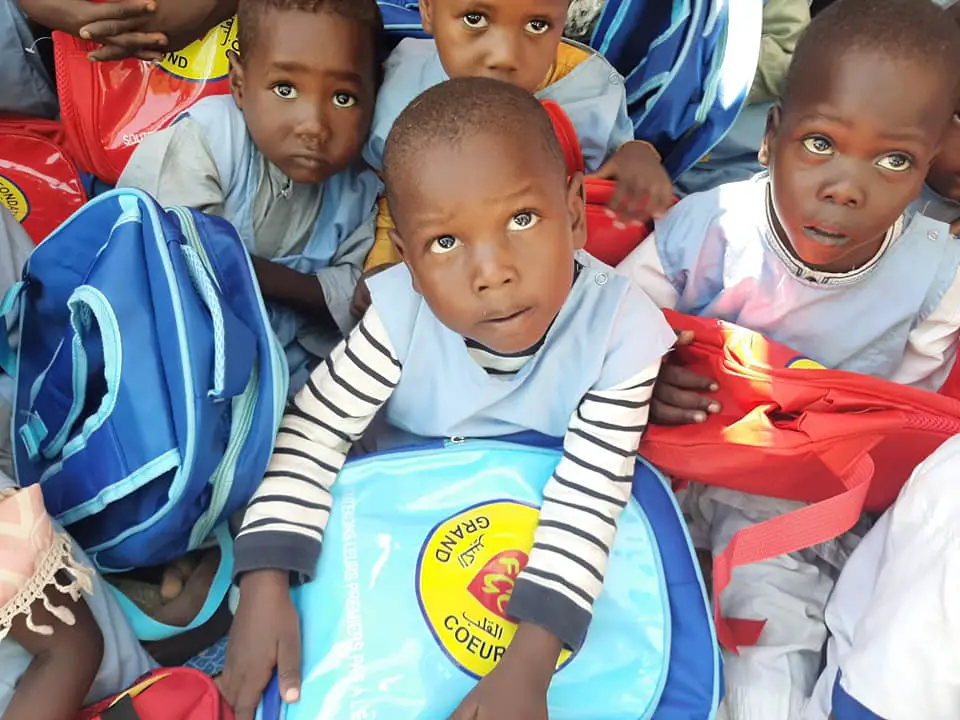 Tchad : 50.000 kits scolaires seront distribués gratuitement dans tout le pays. © FGC