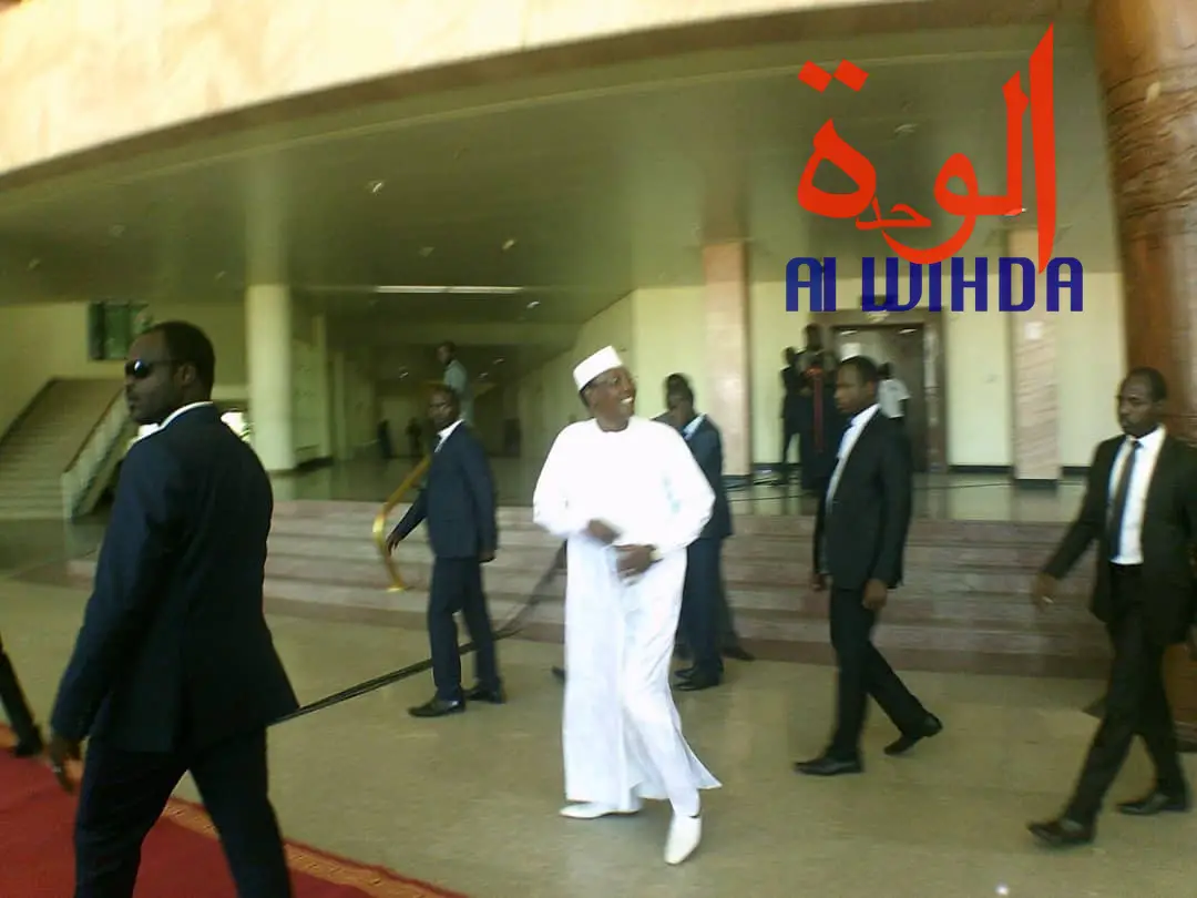 Le président Idriss Déby le lundi 2 décembre 2019 au Palais du 15 janvier lors de la journée de prière pour la paix, la cohabitation pacifique et la concorde nationale. © Alwihda Info