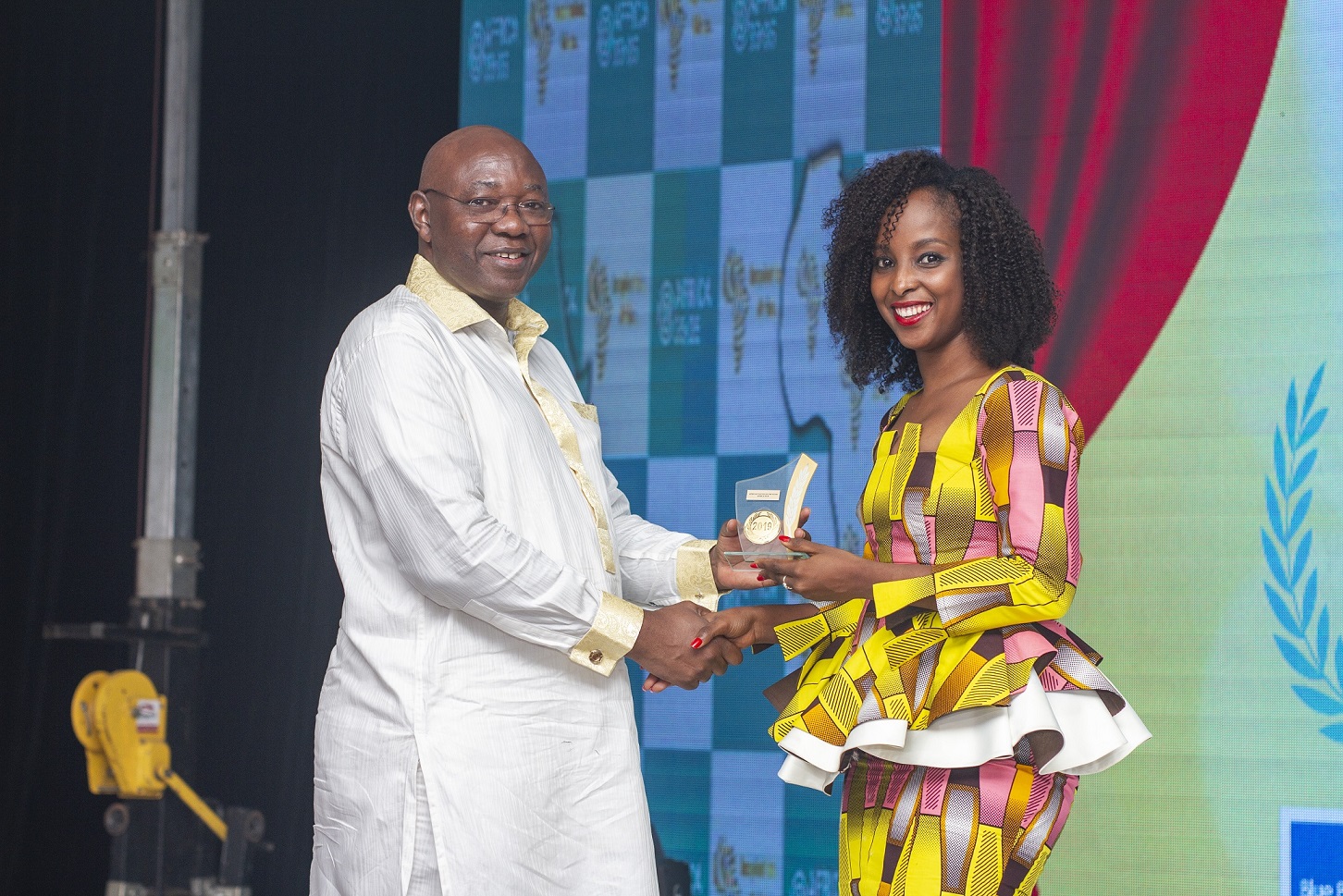Daraja Haïdara du Mali remporte le Grand Prix 2019 des Africa 3535. © DR
