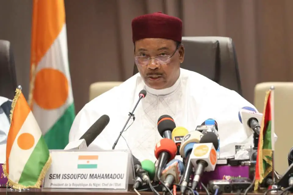 Le président de la République du Niger, Mamadou Issoufou. © PR Niger