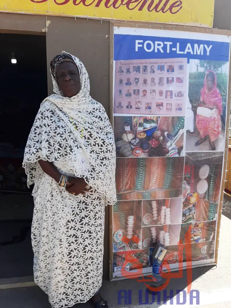 Mama Asma Gassi, présidente de l'association Fort-Lamy. © Alwihda Info/Adam Issa Adam