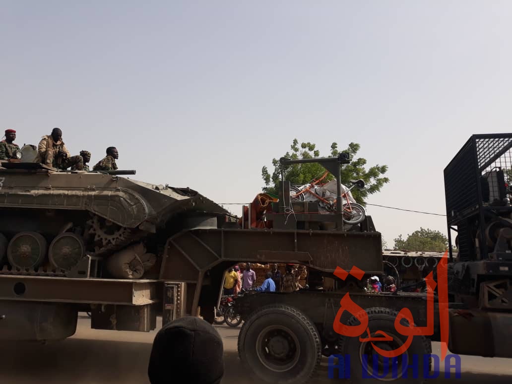 Tchad : une colonne de l'armée en provenance de Kousseri se dirige vers le Sud. © Alwihda Info