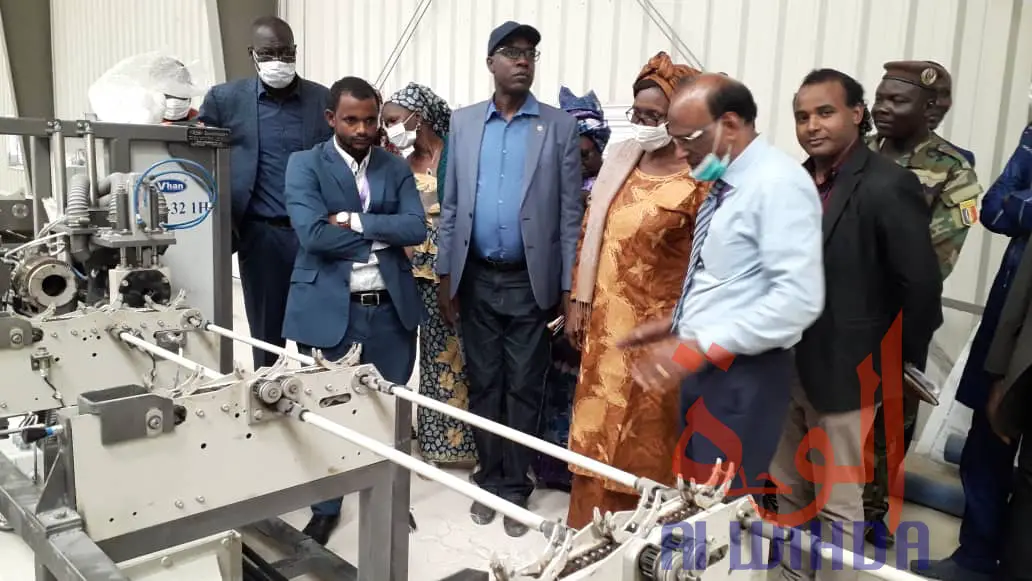 L'usine de la société tchadienne d'investissement industriel et minier (TIIM), spécialisée dans la fabrication des tuyaux en plastique. © Alwihda Info/Djibrine Haïdar Kadabio
