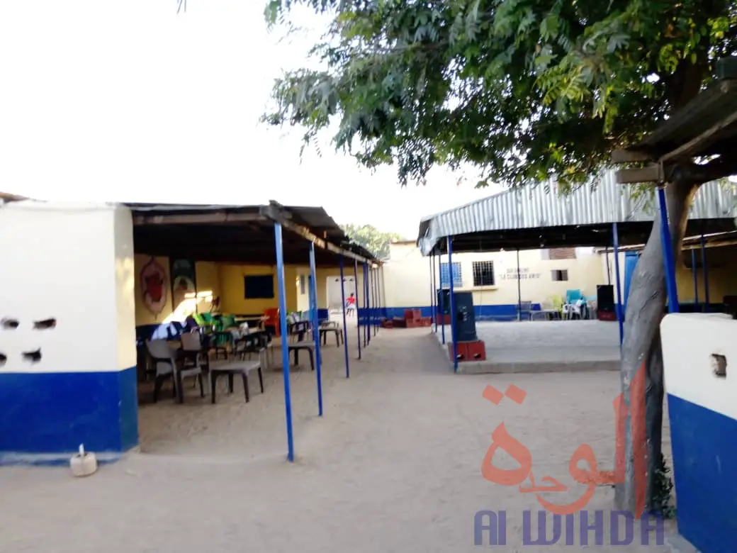 Un bar-restaurant à Gaz Beida, au Tchad. © Alwihda Info/M.I.G