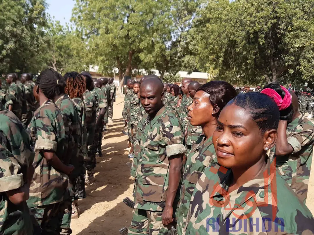 Tchad : fin de formation pour 98 élèves officiers et sous-officiers du corps de santé des armées. © Mahamat Abdramane Ali Kitire/Alwihda Info