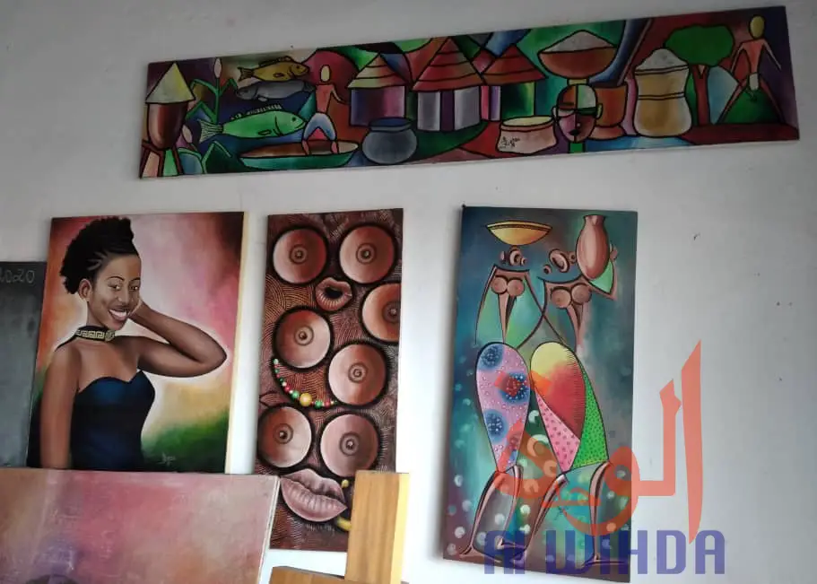 Tchad : Djimira, l'artiste peintre qui veut valoriser la discipline des beaux-arts