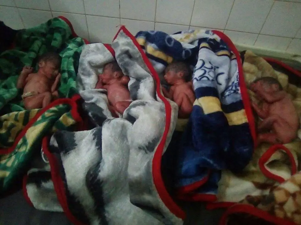 Tchad : des quadruplés décèdent peu après leur naissance. © DR