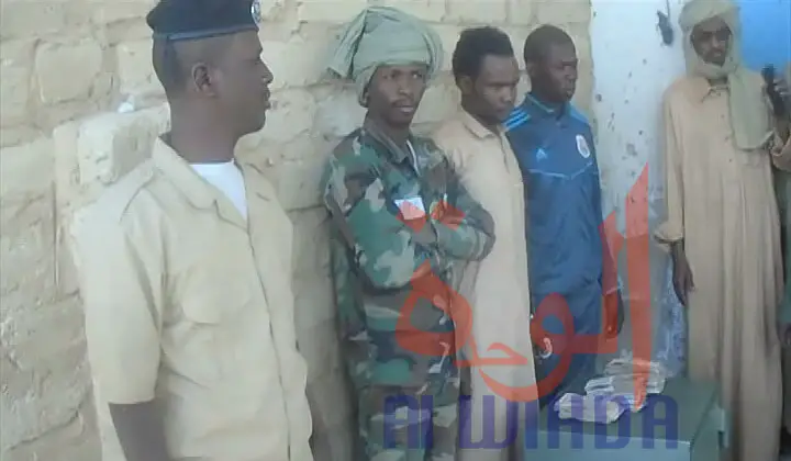 Tchad : deux arrestations à 150 km de Faya après le vol du coffre-fort d'un commerçant. © Alwihda Info/Abdoulaye Akim