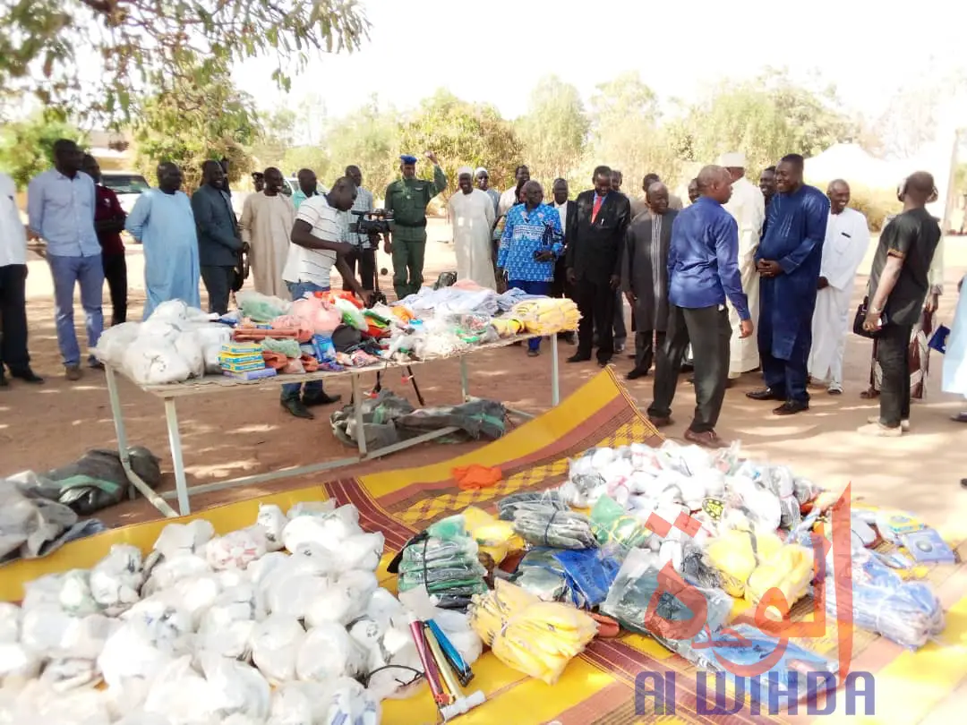 Tchad : des matériels et équipements sportifs offerts au Mayo Kebbi Ouest. © Foka Mapagne/Alwihda Info