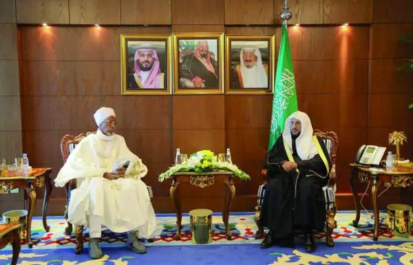 Le président du CSAI du Tchad reçu par le ministre saoudien des Affaires islamiques. © DR