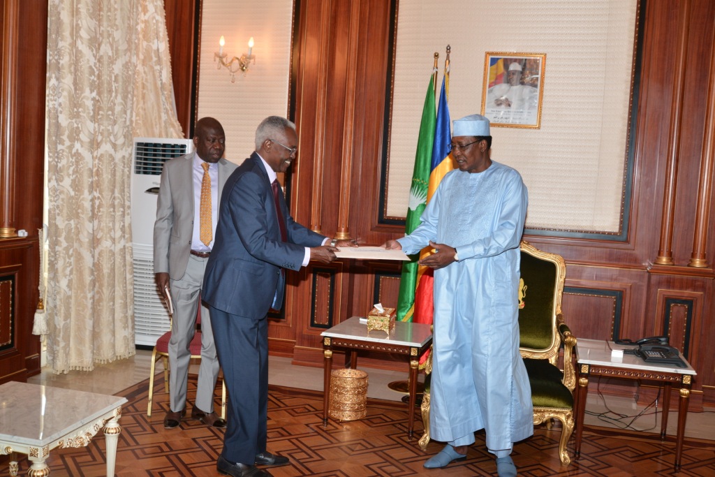 Tchad : une délégation soudanaise reçue à la Présidence. © PR Tchad : une délégation soudanaise reçue à la Présidence. © PR