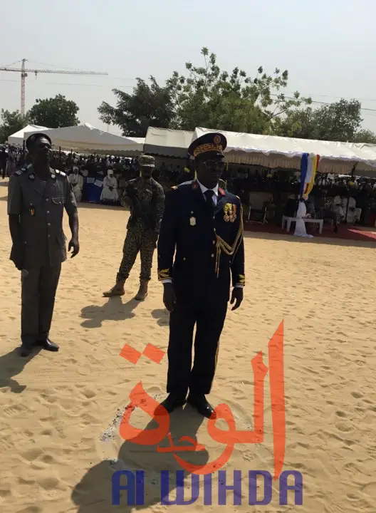 Le nouveau directeur de la Police nationale, général Ahmat Youssouf Mahamat Itno. © Djimet Wiche/Alwihda Info